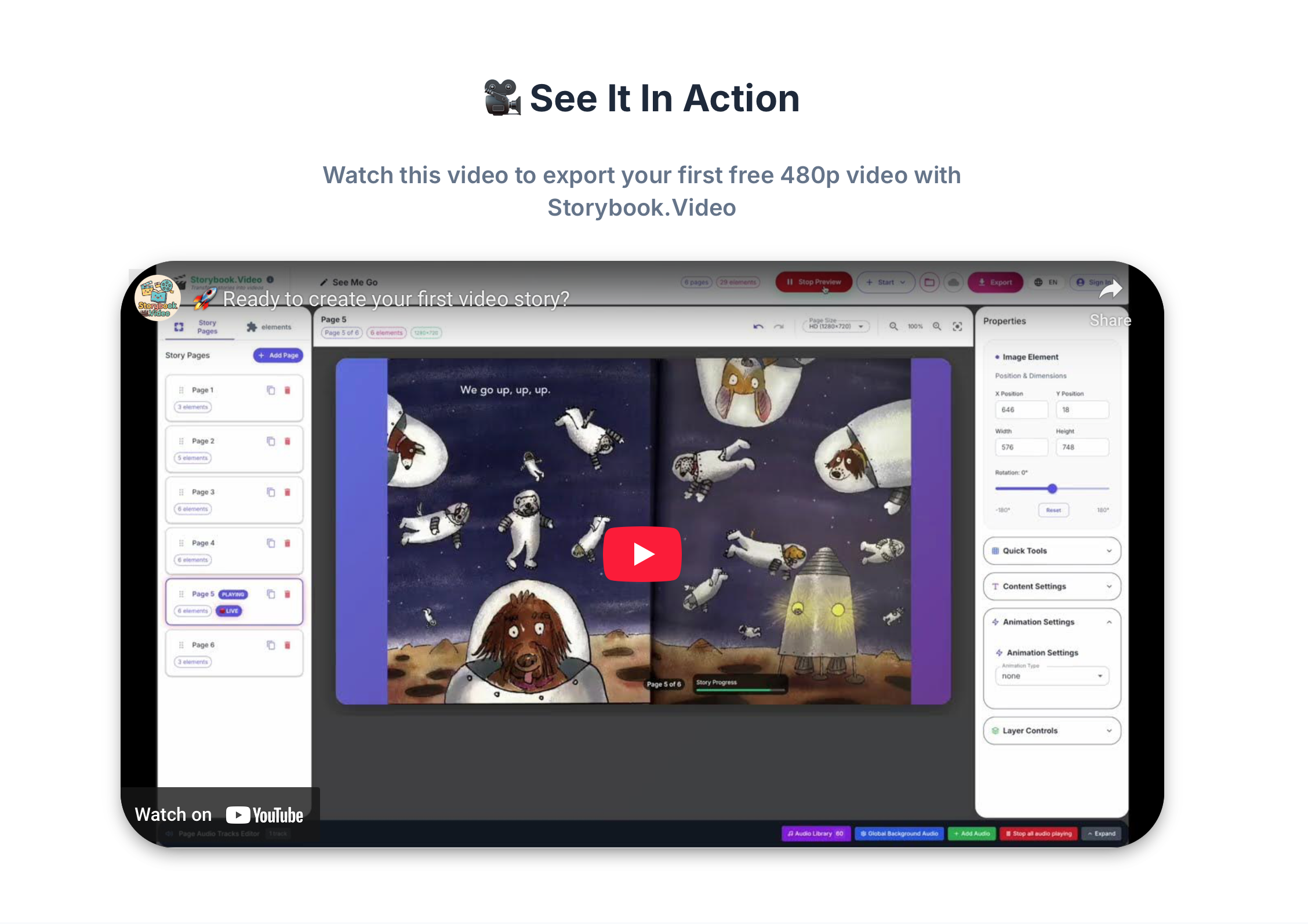 Storybook.video Platform